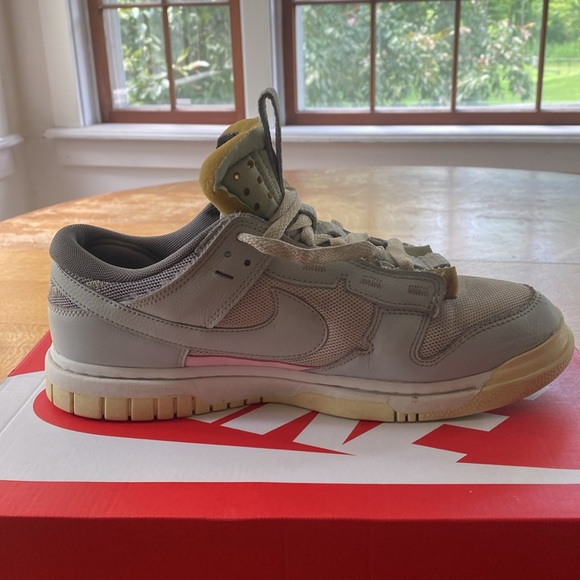 EUC Nike Air Dunk Jumbo with box size 9 mens in sail/light silver-mint foam. - Picture 8 of 14